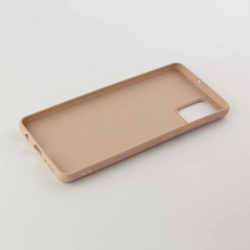 Coque Samsung Galaxy A51 - Soft Touch rose pâle