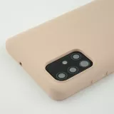 Coque Samsung Galaxy A51 - Soft Touch rose pâle