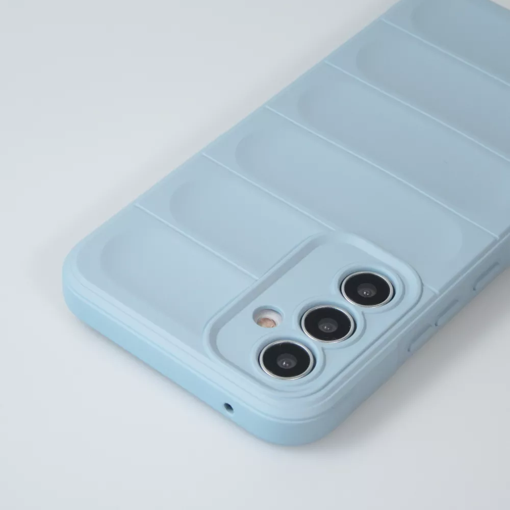 Coque Samsung Galaxy A54 5G - Silicone renforcé avec double couche de protection - Bleu clair