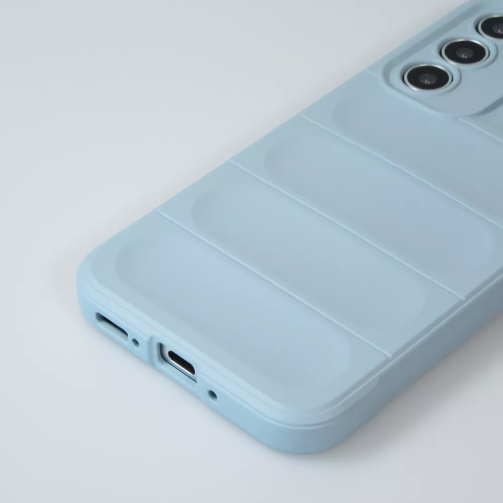 Coque Samsung Galaxy A54 5G - Silicone renforcé avec double couche de protection - Bleu clair