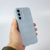 Coque Samsung Galaxy A54 5G - Silicone renforcé avec double couche de protection - Bleu clair