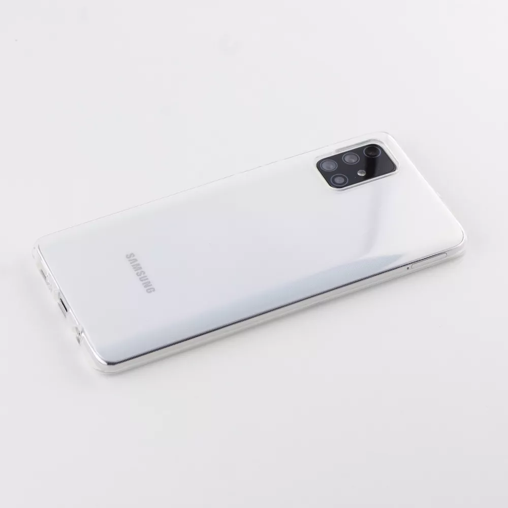 Hülle Samsung Galaxy A71 - Gummi Transparent Silikon Gel Simple Super Clear flexibel