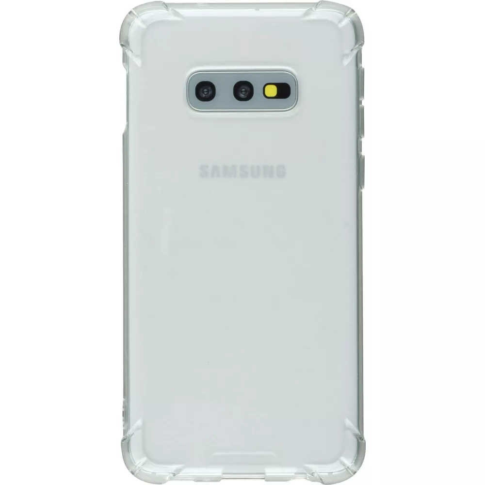 Hülle Samsung Galaxy S10e - Gummi Transparent Gel Bumper mit extra Schutz für Ecken Antischock