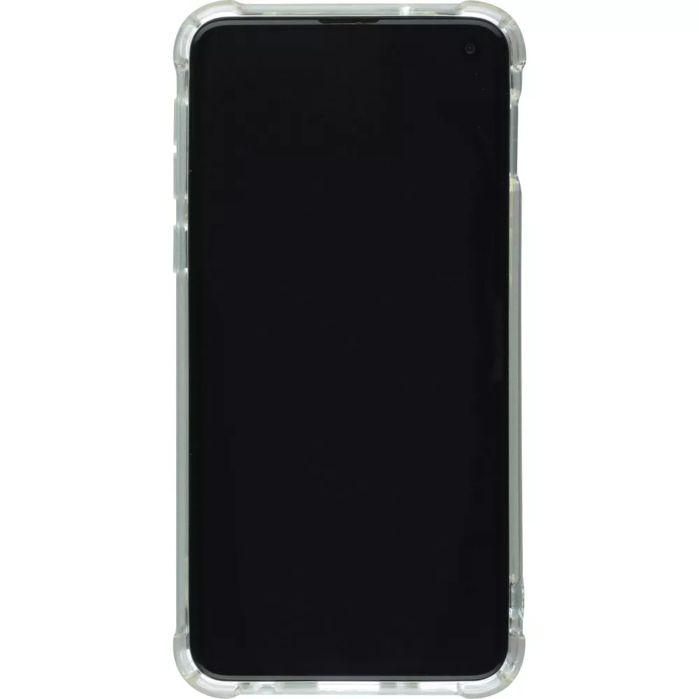 Hülle Samsung Galaxy S10e - Gummi Transparent Gel Bumper mit extra Schutz für Ecken Antischock