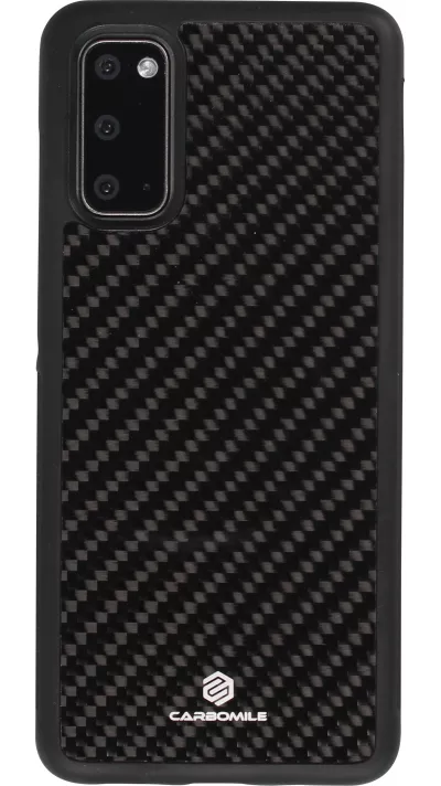 Hülle Samsung Galaxy S20+ - Carbomile Carbon Fiber