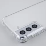 Hülle Samsung Galaxy S21 5G - Bumper Glass TPU Anti-Schock mit Acryl - Transparent
