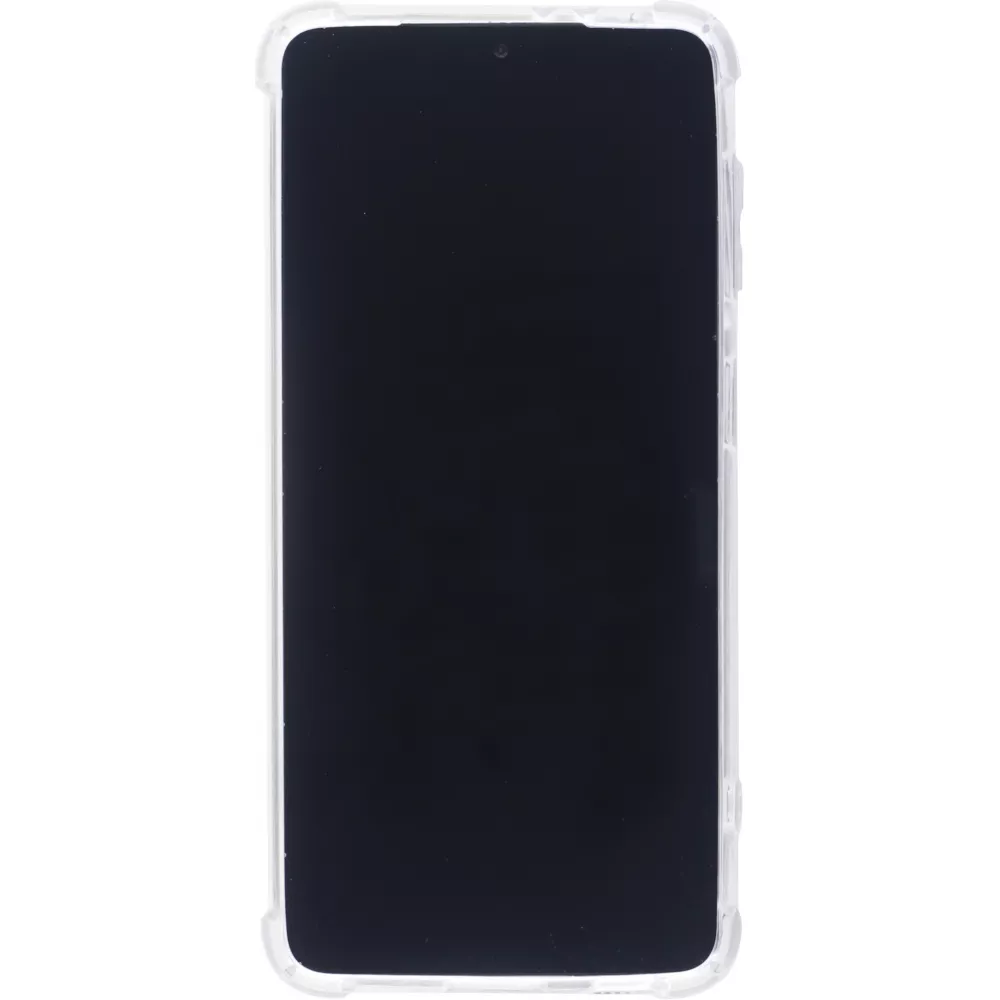 Coque Samsung Galaxy S22 - Gel Transparent Silicone Bumper anti-choc avec protections pour coins