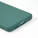 Coque Samsung Galaxy S22 - Silicone Mat Coeur doré - Vert foncé