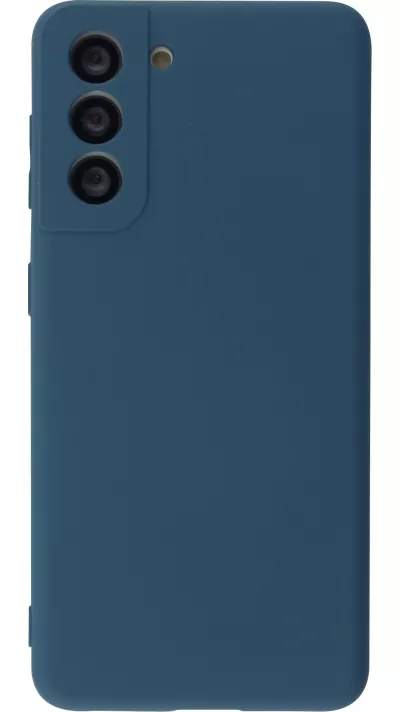 Coque Samsung Galaxy S21 FE 5G - Soft Touch - Bleu foncé
