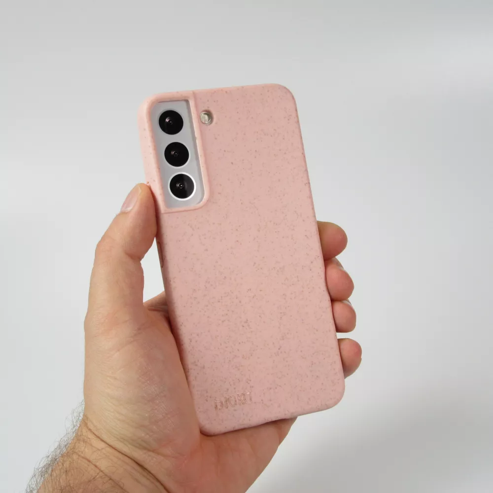 Coque Samsung Galaxy S22+ - Bioka biodégradable et compostable Eco-Friendly - Rose