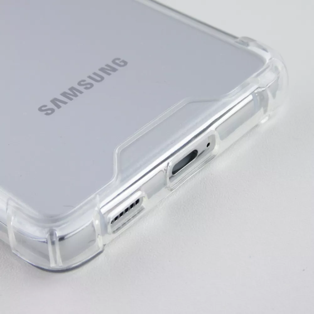 Hülle Samsung Galaxy S26 Ultra - Bumper Glass TPU Anti-Schock mit Acryl - Transparent