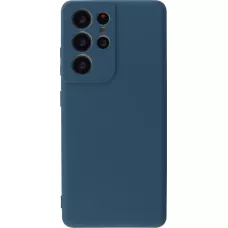 Hülle Samsung Galaxy S21 Ultra 5G - Soft Touch - Dunkelblau