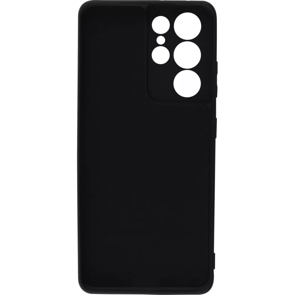 Hülle Samsung Galaxy S21 Ultra 5G - Soft Touch - Schwarz