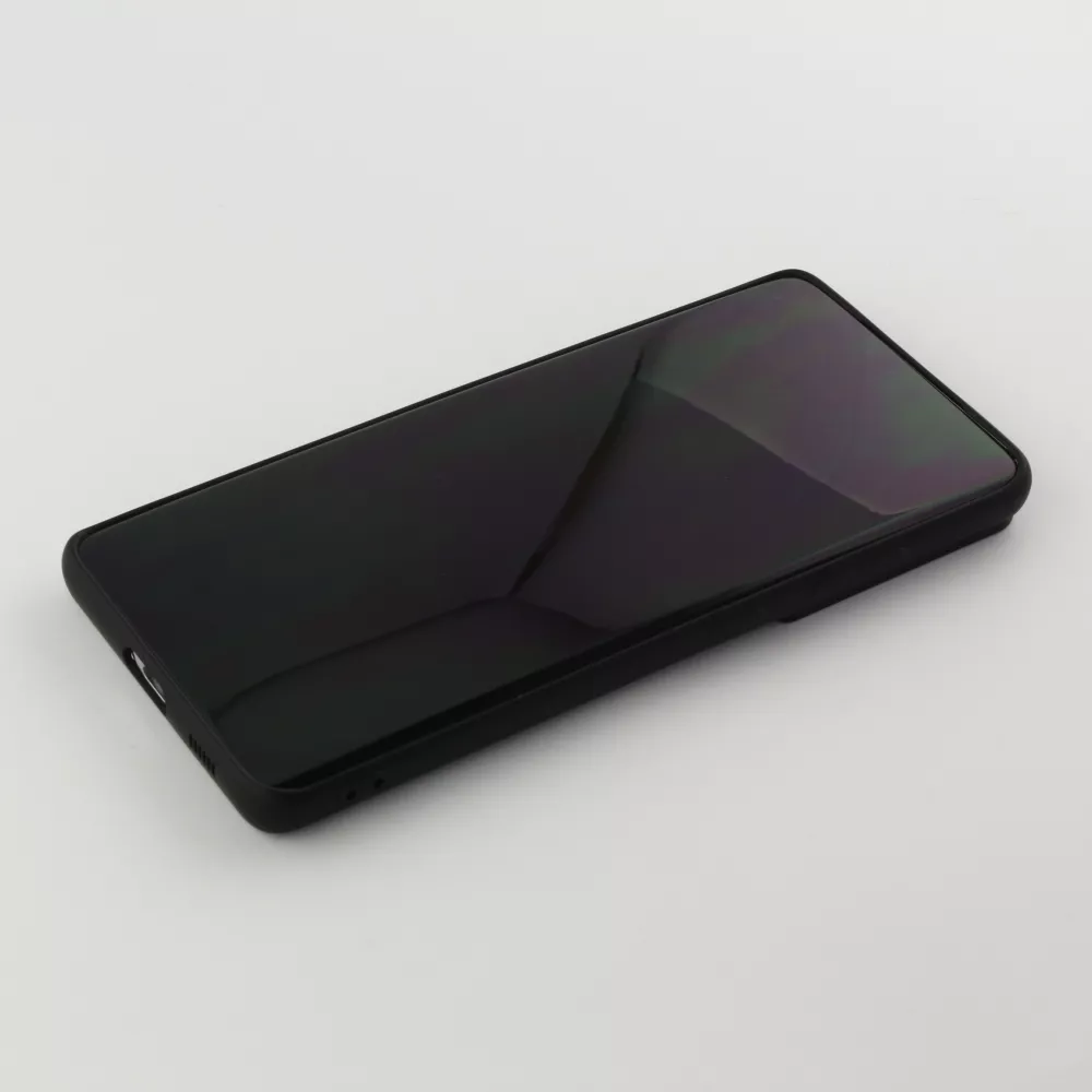 Hülle Samsung Galaxy S21 Ultra 5G - Soft Touch - Schwarz
