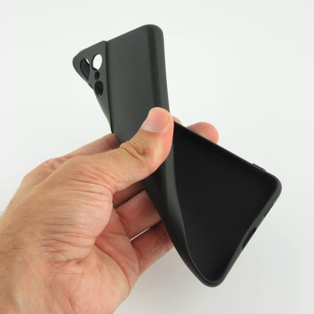 Hülle Samsung Galaxy S21 Ultra 5G - Soft Touch - Schwarz