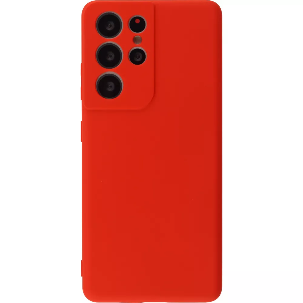 Hülle Samsung Galaxy S22 Ultra - Soft Touch - Rot
