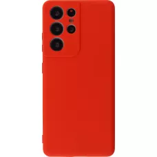 Hülle Samsung Galaxy S22 Ultra - Soft Touch - Rot