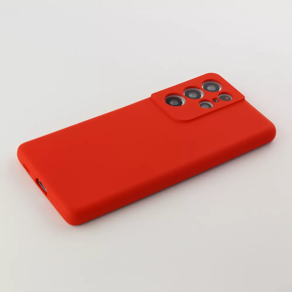 Hülle Samsung Galaxy S22 Ultra - Soft Touch - Rot