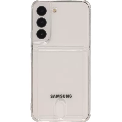 Coque Samsung Galaxy S25 - Gel Bumper Porte-carte - Transparent