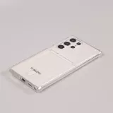 Coque Samsung Galaxy S23 Ultra - Gel Bumper Porte-carte - Transparent