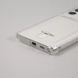 Coque Samsung Galaxy S23 Ultra - Gel Bumper Porte-carte - Transparent