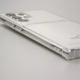 Coque Samsung Galaxy S23 Ultra - Gel Bumper Porte-carte - Transparent