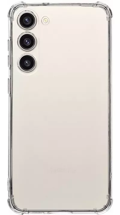 Coque Samsung Galaxy S26+ - Gel Transparent Silicone Bumper anti-choc avec protections de coins et caméra