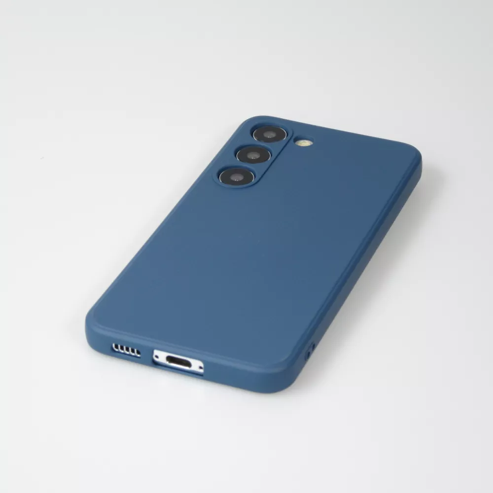 Samsung Galaxy S25 FE Case Hülle - Silikon soft touch - Dunkelblau