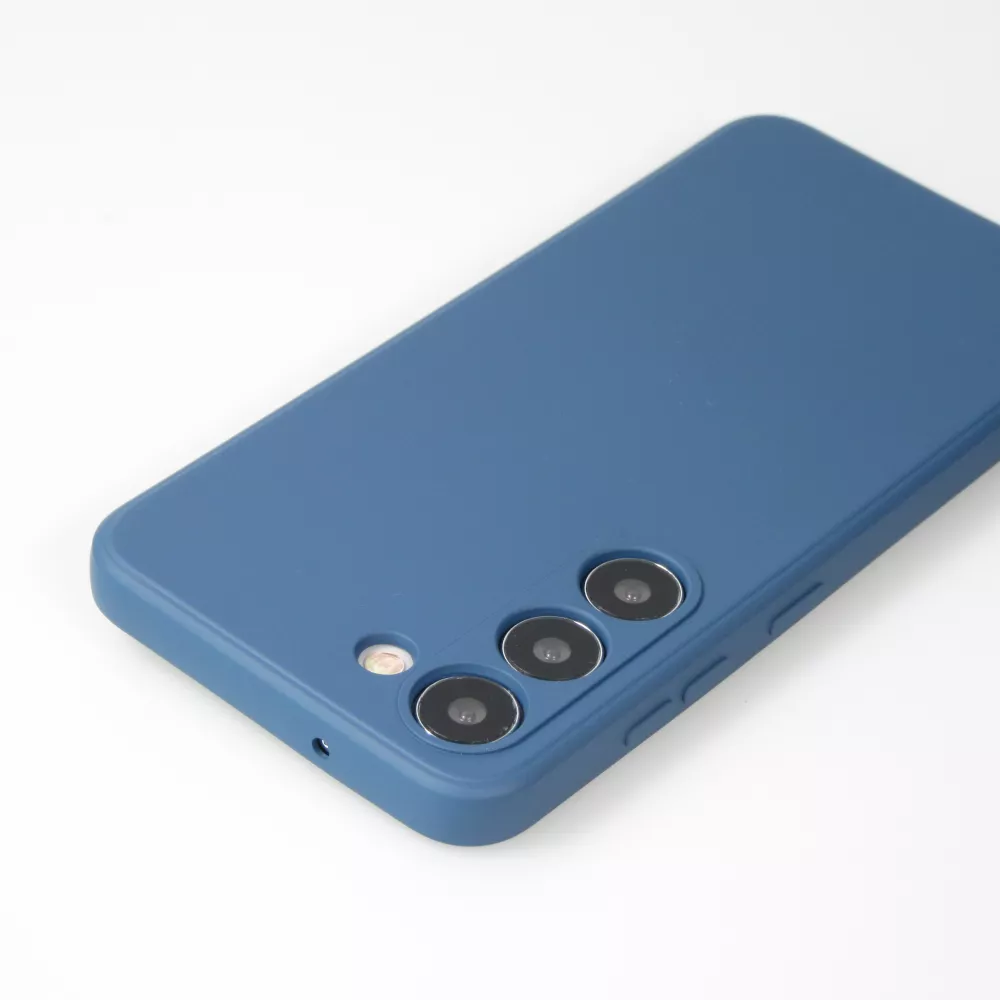 Samsung Galaxy S25 FE Case Hülle - Silikon soft touch - Dunkelblau