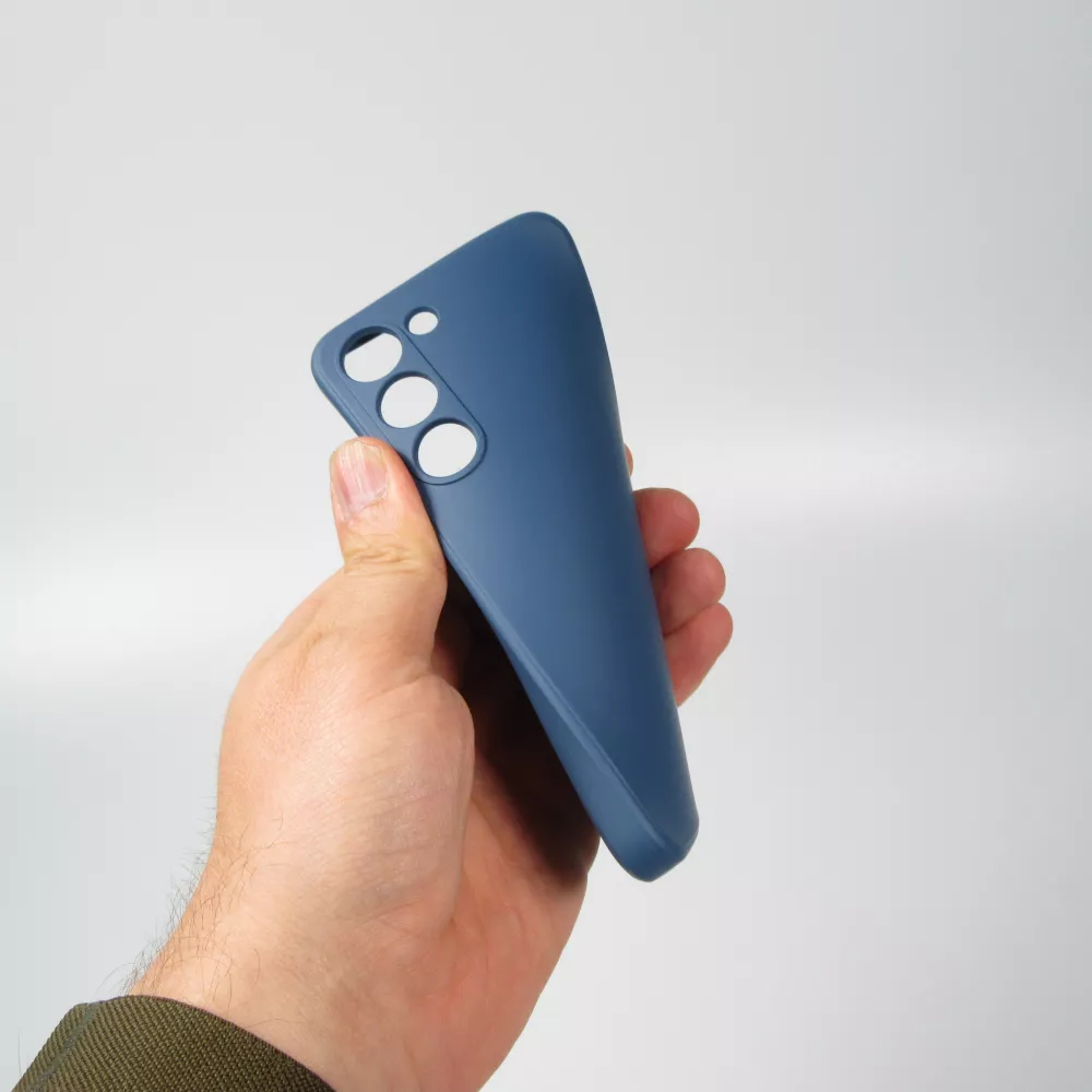 Samsung Galaxy S25 FE Case Hülle - Silikon soft touch - Dunkelblau