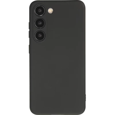 Galaxy S23 Case Hülle - Silikon soft touch - Schwarz