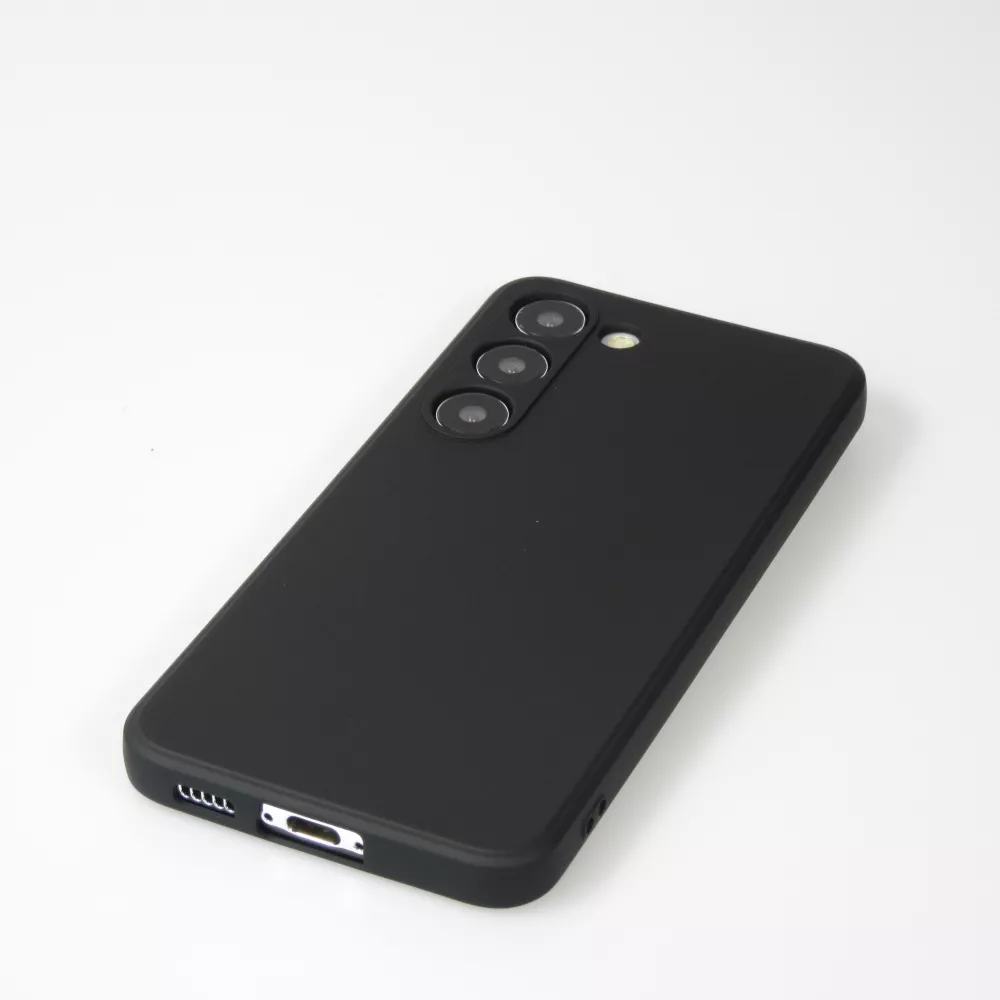Samsung Galaxy S24+ Case Hülle - Silikon soft touch - Schwarz