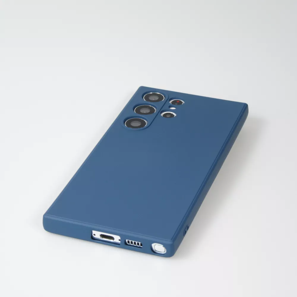 Samsung Galaxy S25 Ultra Case Hülle - Silikon soft touch - Dunkelblau