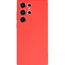Samsung Galaxy S25 Ultra Case Hülle - Silikon soft touch - Rot