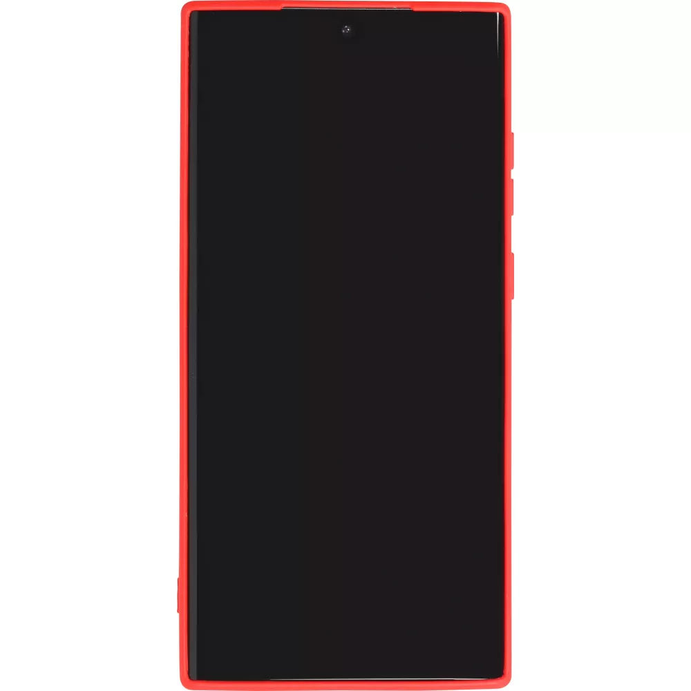 Samsung Galaxy S25 Ultra Case Hülle - Silikon soft touch - Rot