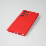 Samsung Galaxy S25 Ultra Case Hülle - Silikon soft touch - Rot