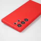 Samsung Galaxy S25 Ultra Case Hülle - Silikon soft touch - Rot