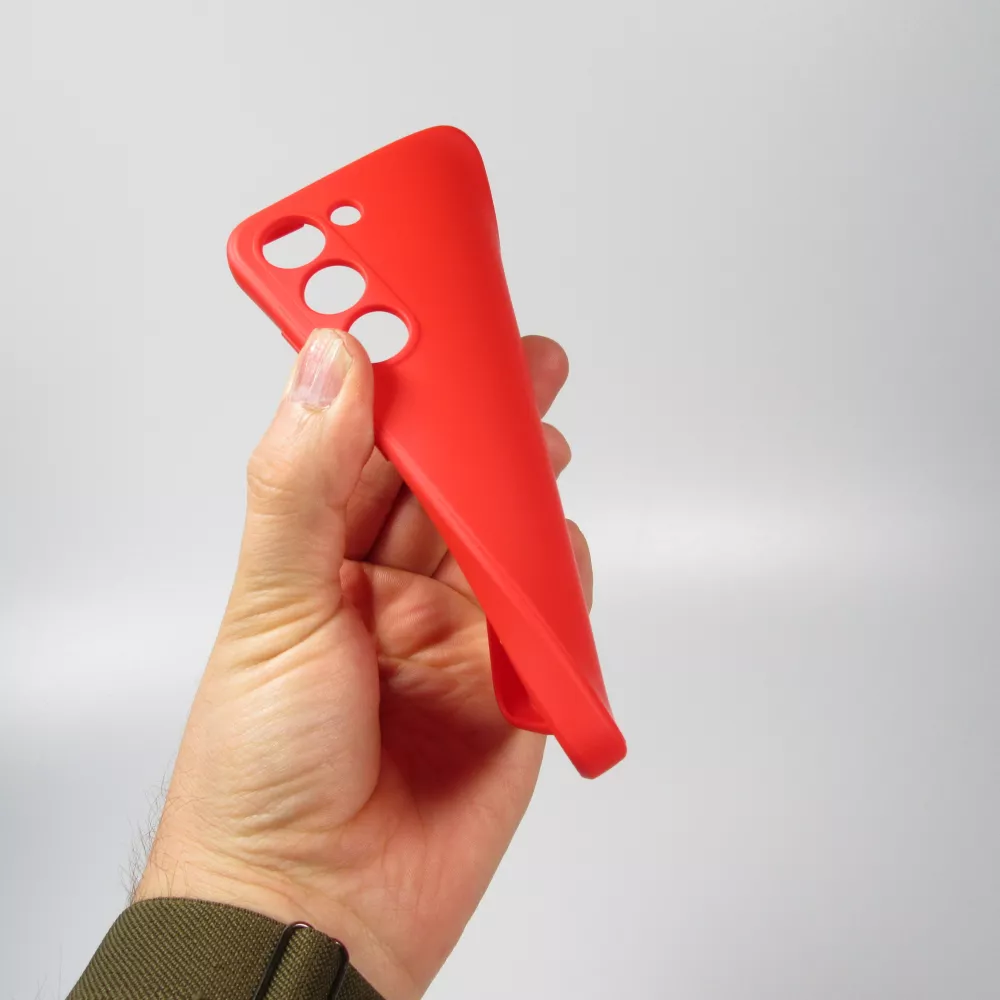 Samsung Galaxy S25 Ultra Case Hülle - Silikon soft touch - Rot