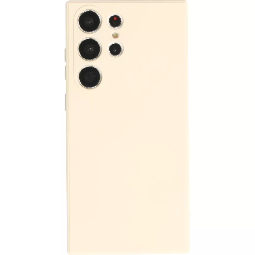 Samsung Galaxy S26 Ultra Case Hülle - Silikon soft touch - Vanille