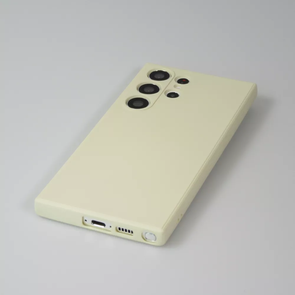Samsung Galaxy S26 Ultra Case Hülle - Silikon soft touch - Vanille