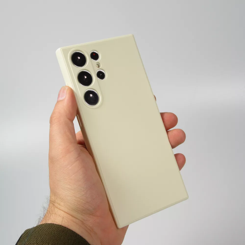 Samsung Galaxy S26 Ultra Case Hülle - Silikon soft touch - Vanille
