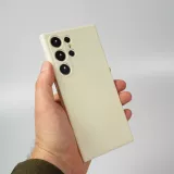 Samsung Galaxy S26 Ultra Case Hülle - Silikon soft touch - Vanille