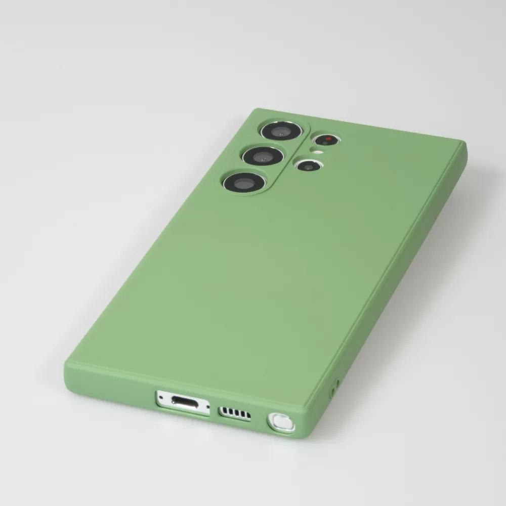 Samsung Galaxy S25 Ultra Case Hülle - Silikon soft touch - Grün