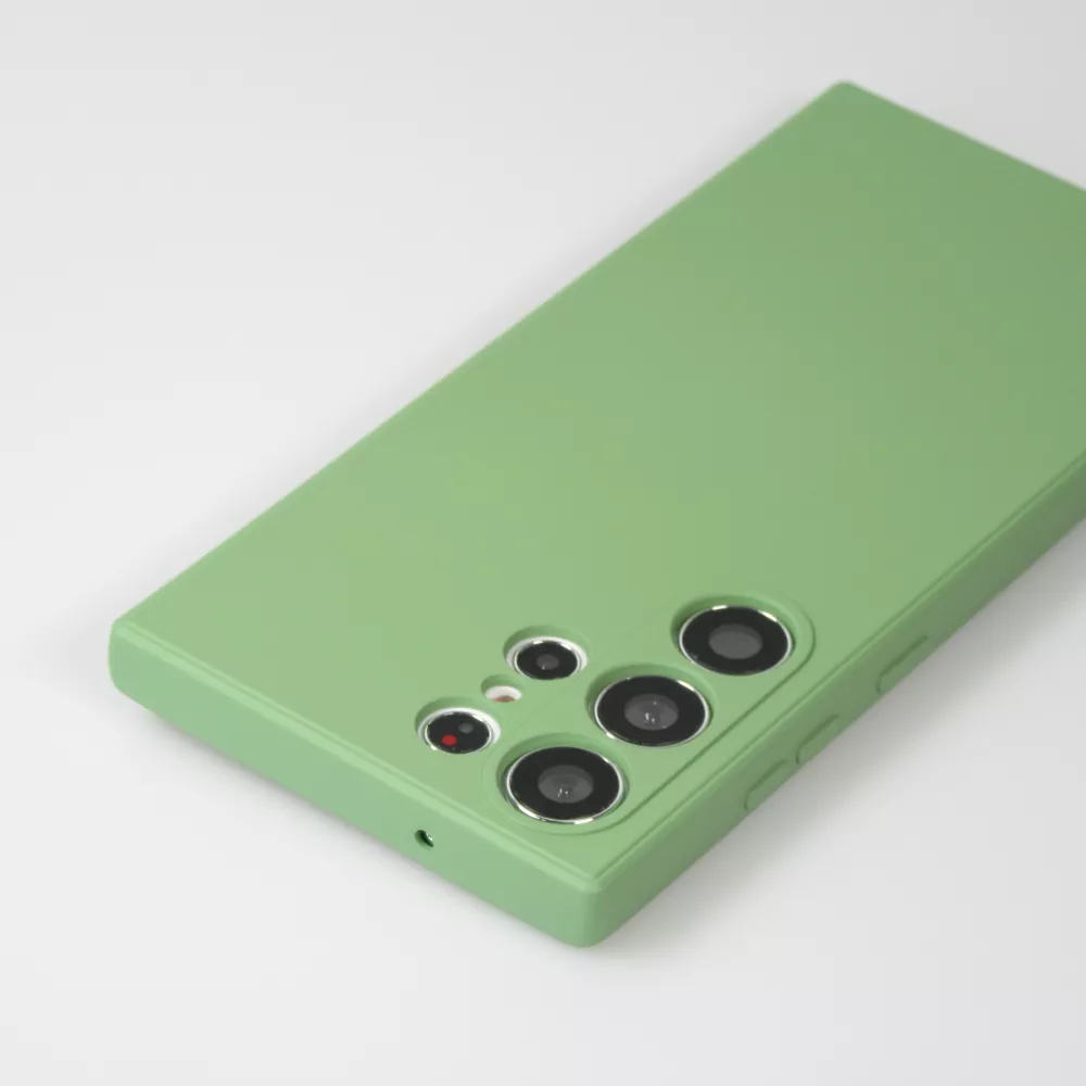 Samsung Galaxy S25 Ultra Case Hülle - Silikon soft touch - Grün