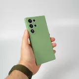 Samsung Galaxy S25 Ultra Case Hülle - Silikon soft touch - Grün