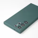Samsung Galaxy S25 Ultra Case Hülle - Silikon soft touch - Dunkelgrün