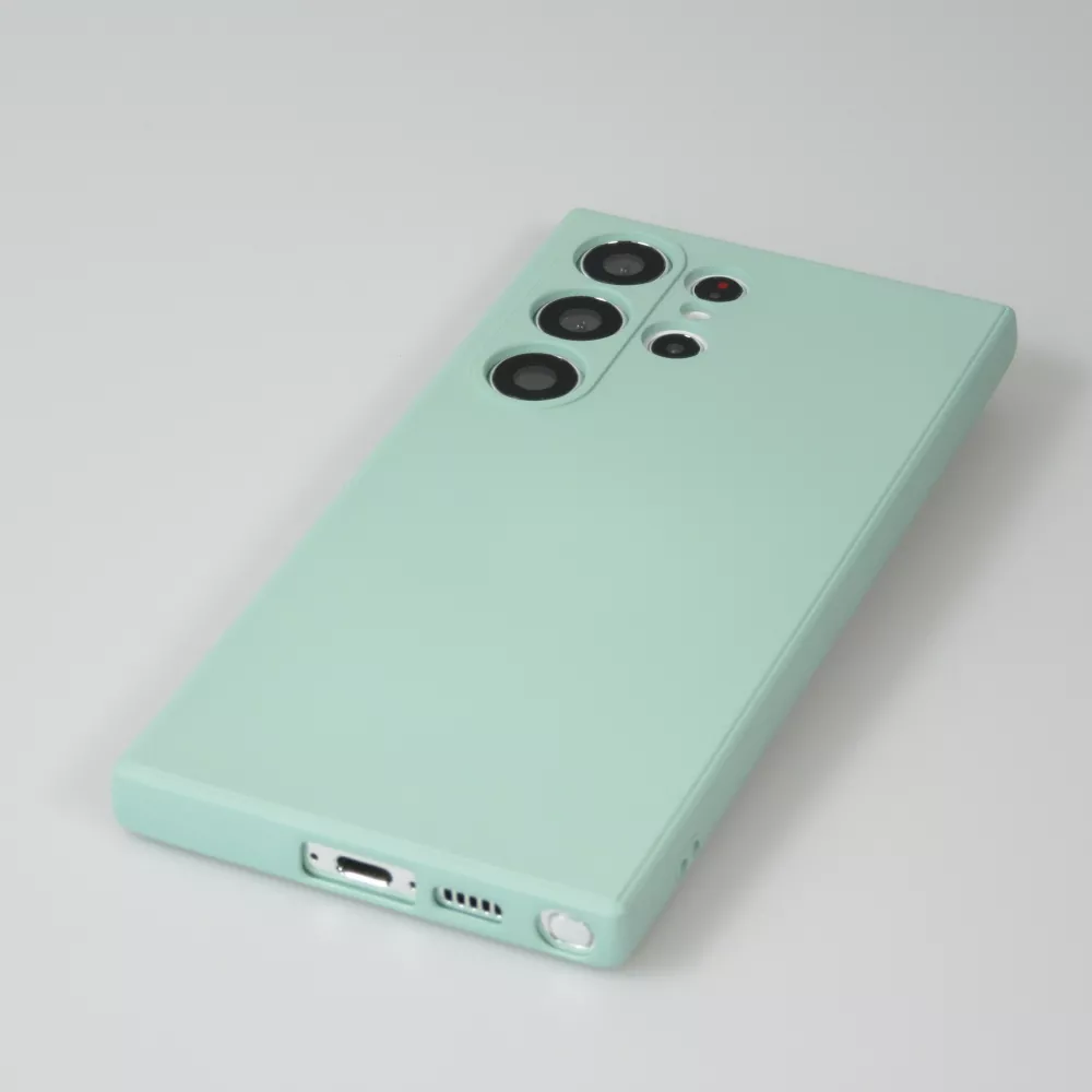 Samsung Galaxy S25 Ultra Case Hülle - Silikon soft touch - Mintgrün