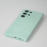 Samsung Galaxy S25 Ultra Case Hülle - Silikon soft touch - Mintgrün