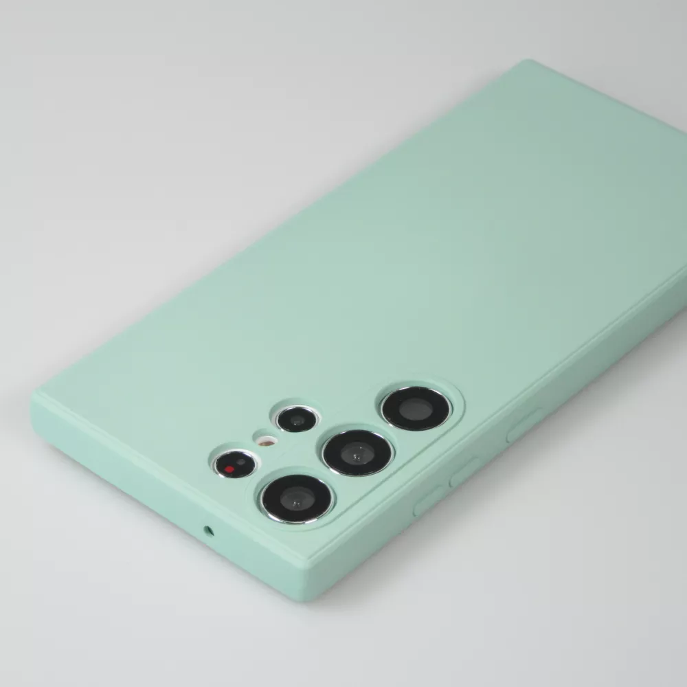Samsung Galaxy S25 Ultra Case Hülle - Silikon soft touch - Mintgrün