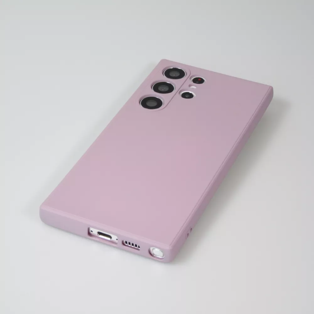 Samsung Galaxy S25 Ultra Case Hülle - Silikon soft touch - Violett